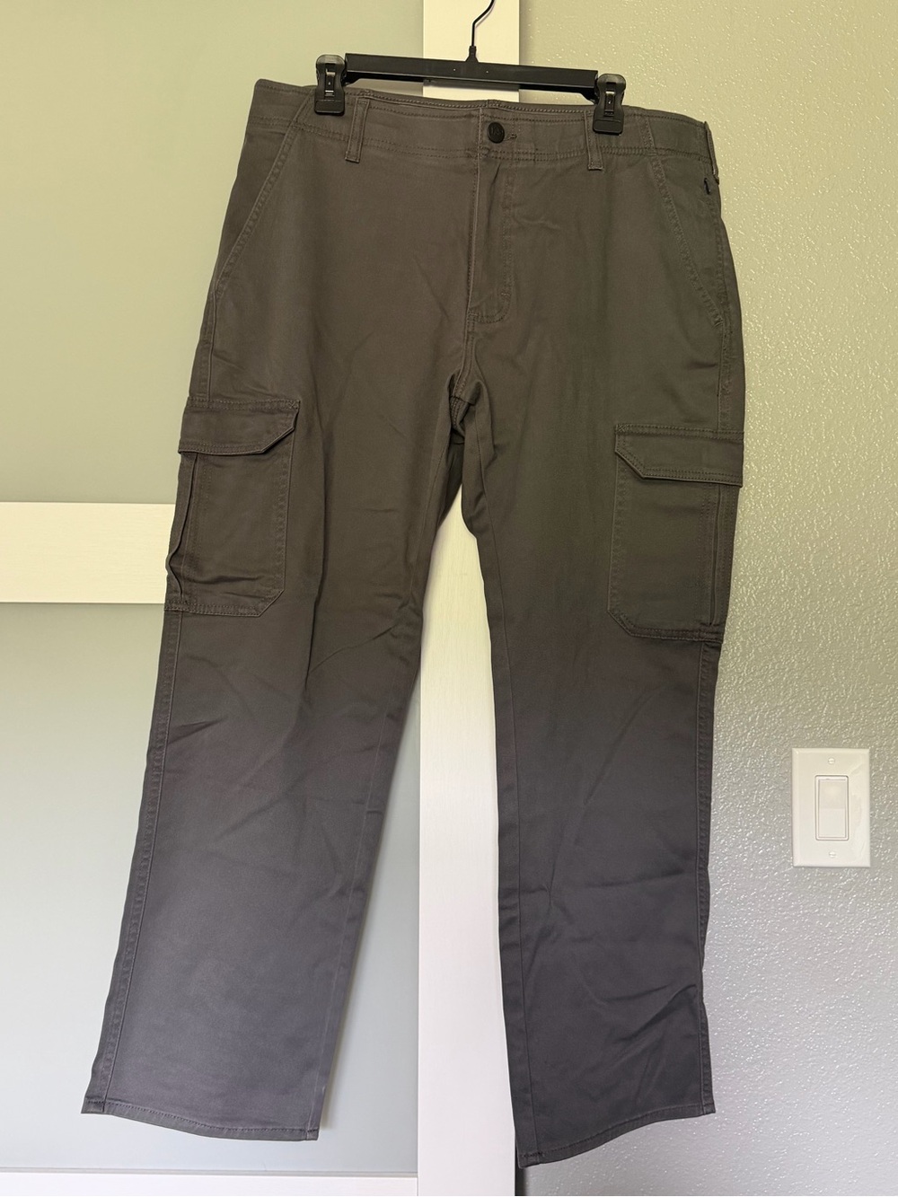 Lee Men's Dark Gray Cargo Pants